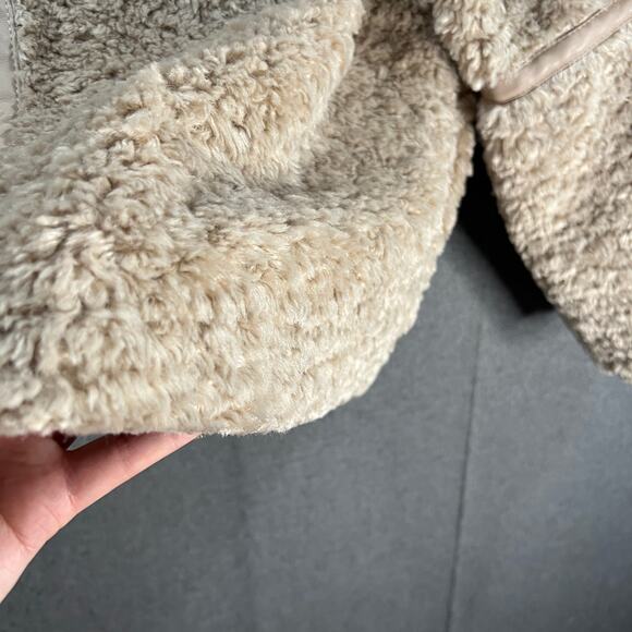 a.n.a Women's Winter Outerwear Coat Faux Shearling Midweight Coat Size M - Picture 15 of 15
